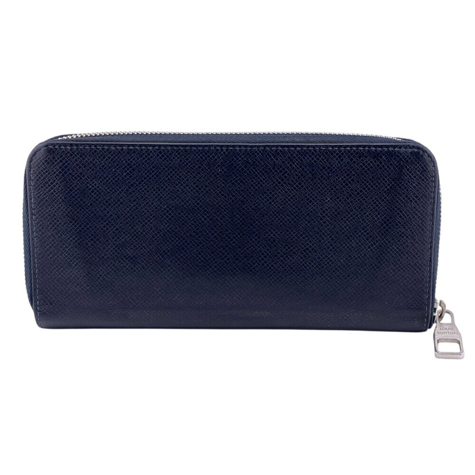 Louis Vuitton Louis Vuitton Wallet M30510 Zippy Vertical Taiga Long Navy Men's Size ONE SIZE - 2 Thumbnail