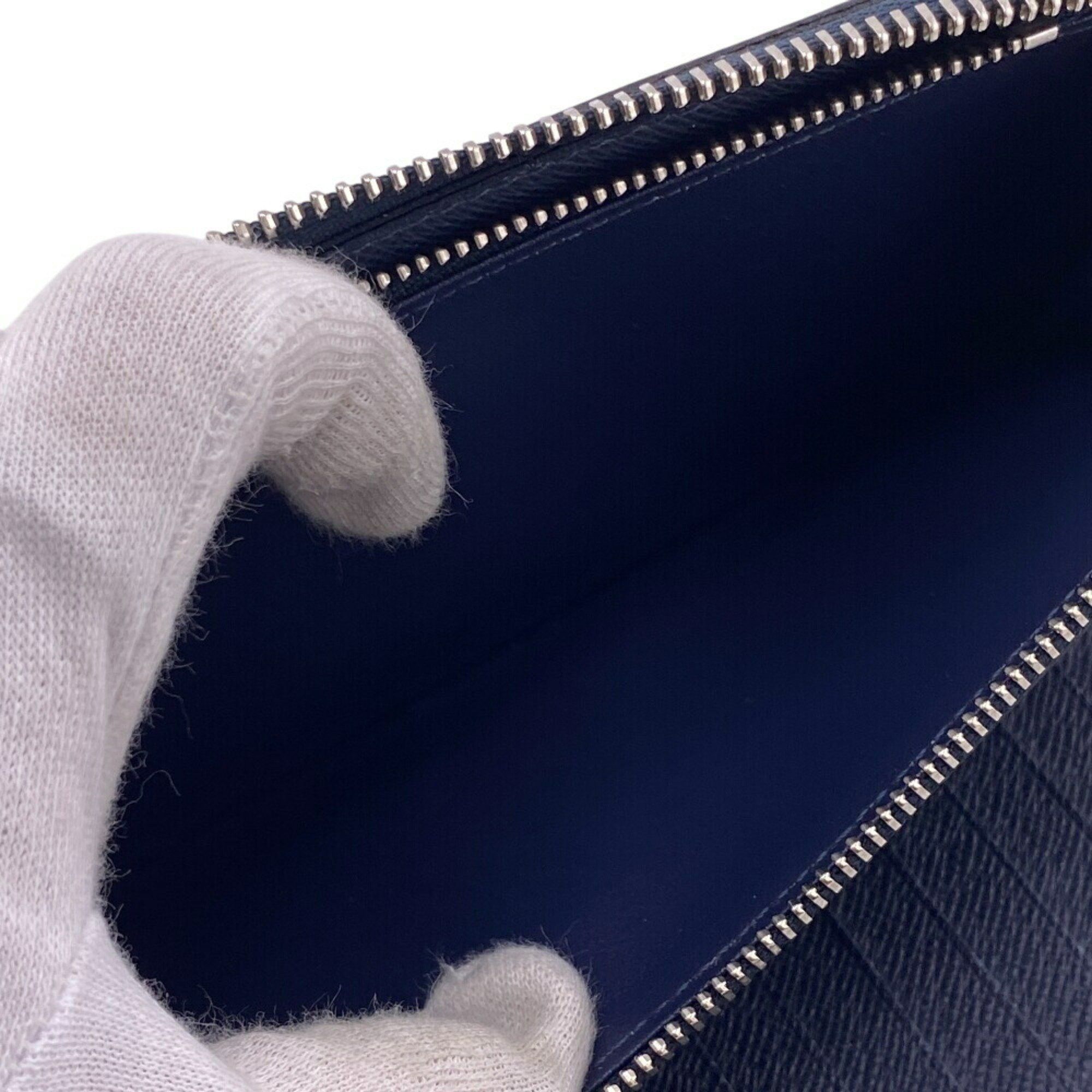 Louis Vuitton Louis Vuitton Wallet M30510 Zippy Vertical Taiga Long Navy Men's Size ONE SIZE - 7 Thumbnail
