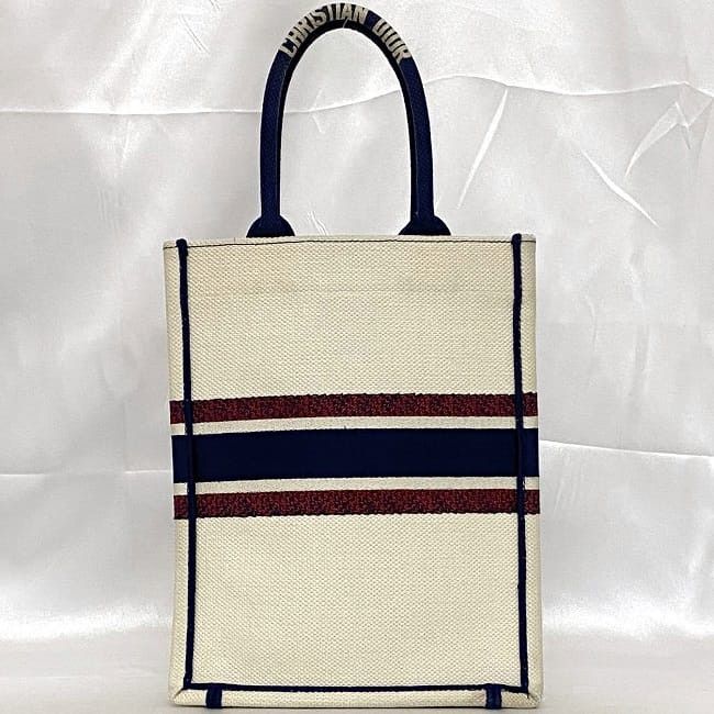Dior DIOR Handbag White Cotton Size ONE SIZE - 3 Thumbnail