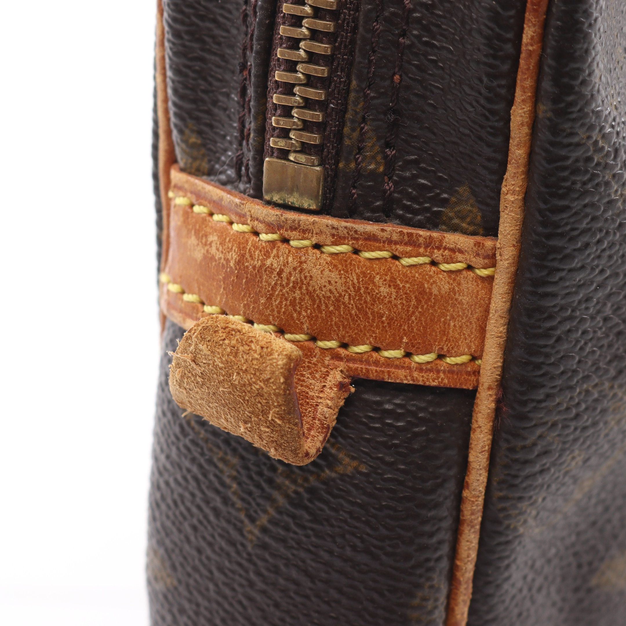 Louis Vuitton Louis Vuitton Marly Dragonne Monogram Clutch Bag Second Leather Brown Size ONE SIZE - 9 Thumbnail