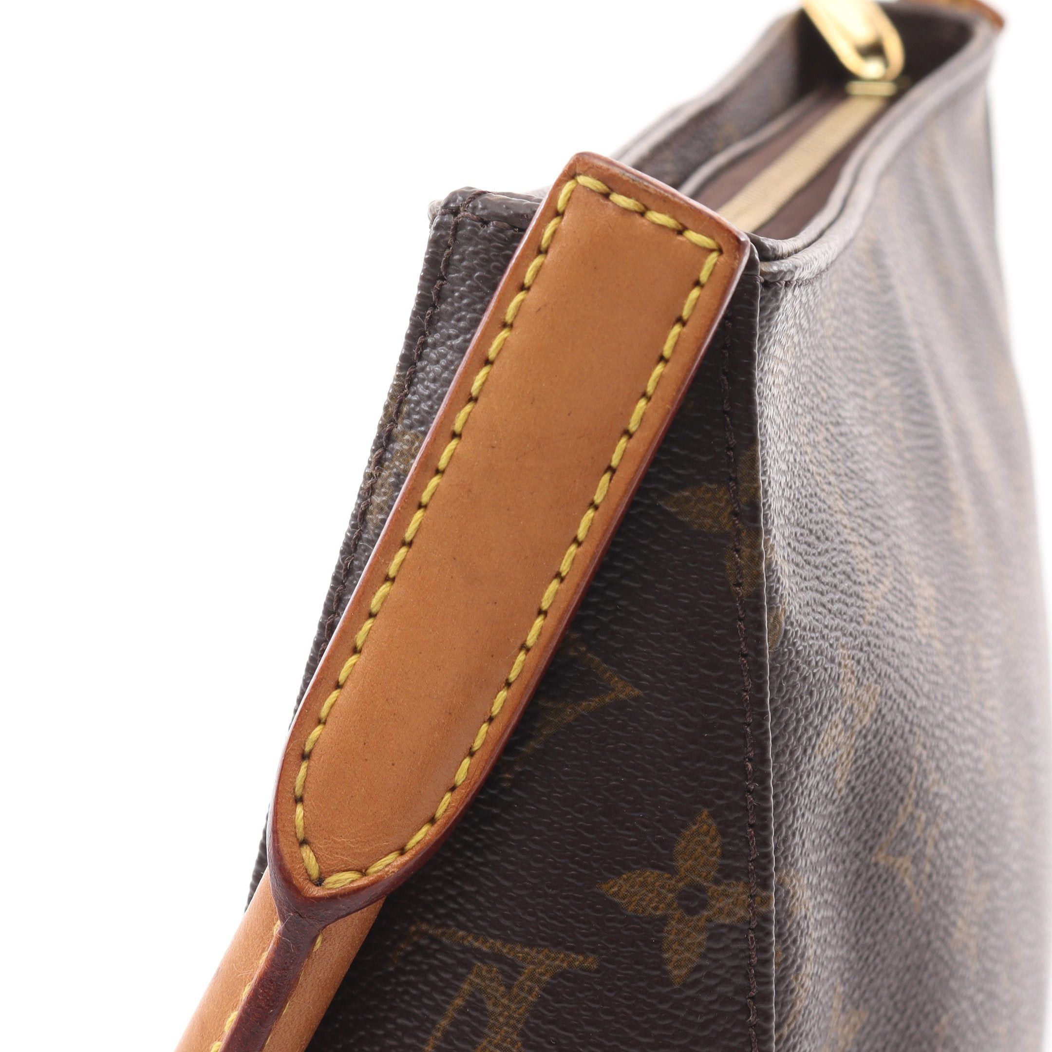 Louis Vuitton Louis Vuitton Looping Mm Monogram Shoulder Bag Leather Brown Size ONE SIZE - 10 Thumbnail