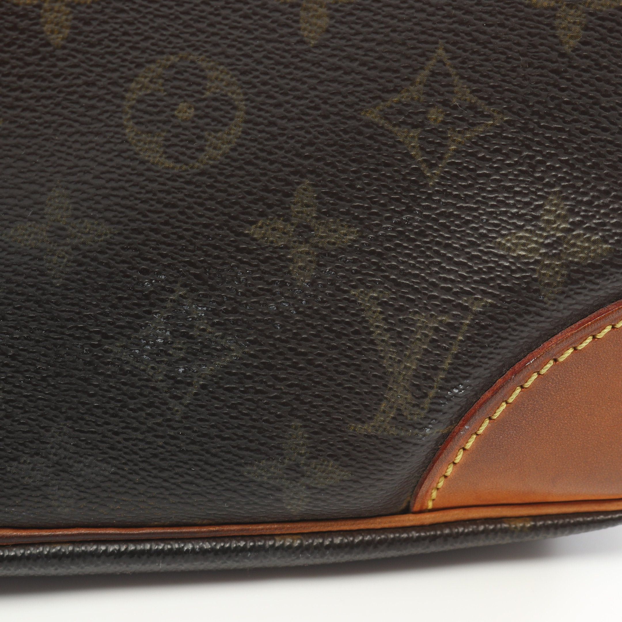 Louis Vuitton Louis Vuitton Marly Dragonne Monogram Clutch Bag Second Leather Brown Size ONE SIZE - 15 Thumbnail