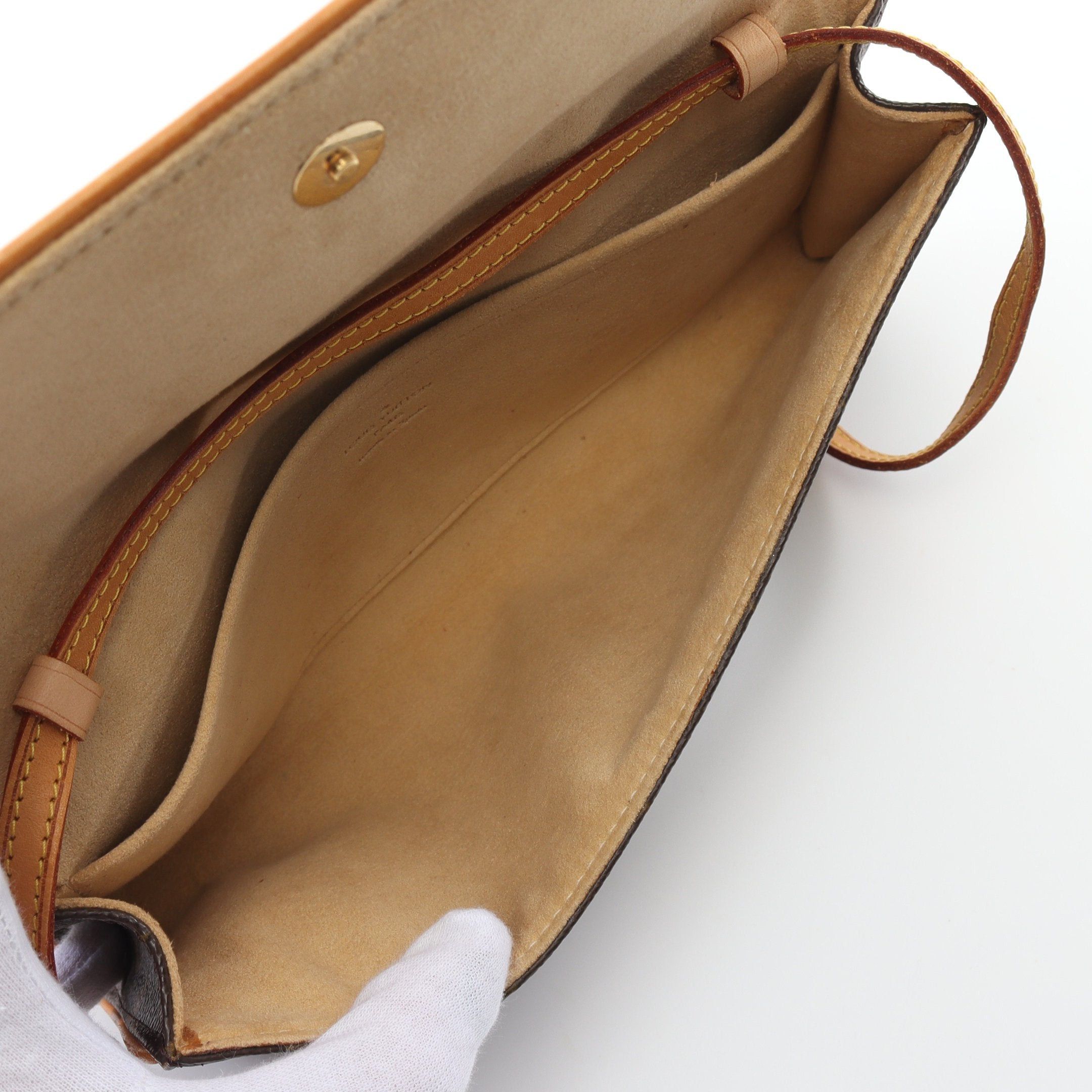 Louis Vuitton Louis Vuitton Pochette Twin Gm Monogram Shoulder Bag Leather Brown Size ONE SIZE - 3 Thumbnail