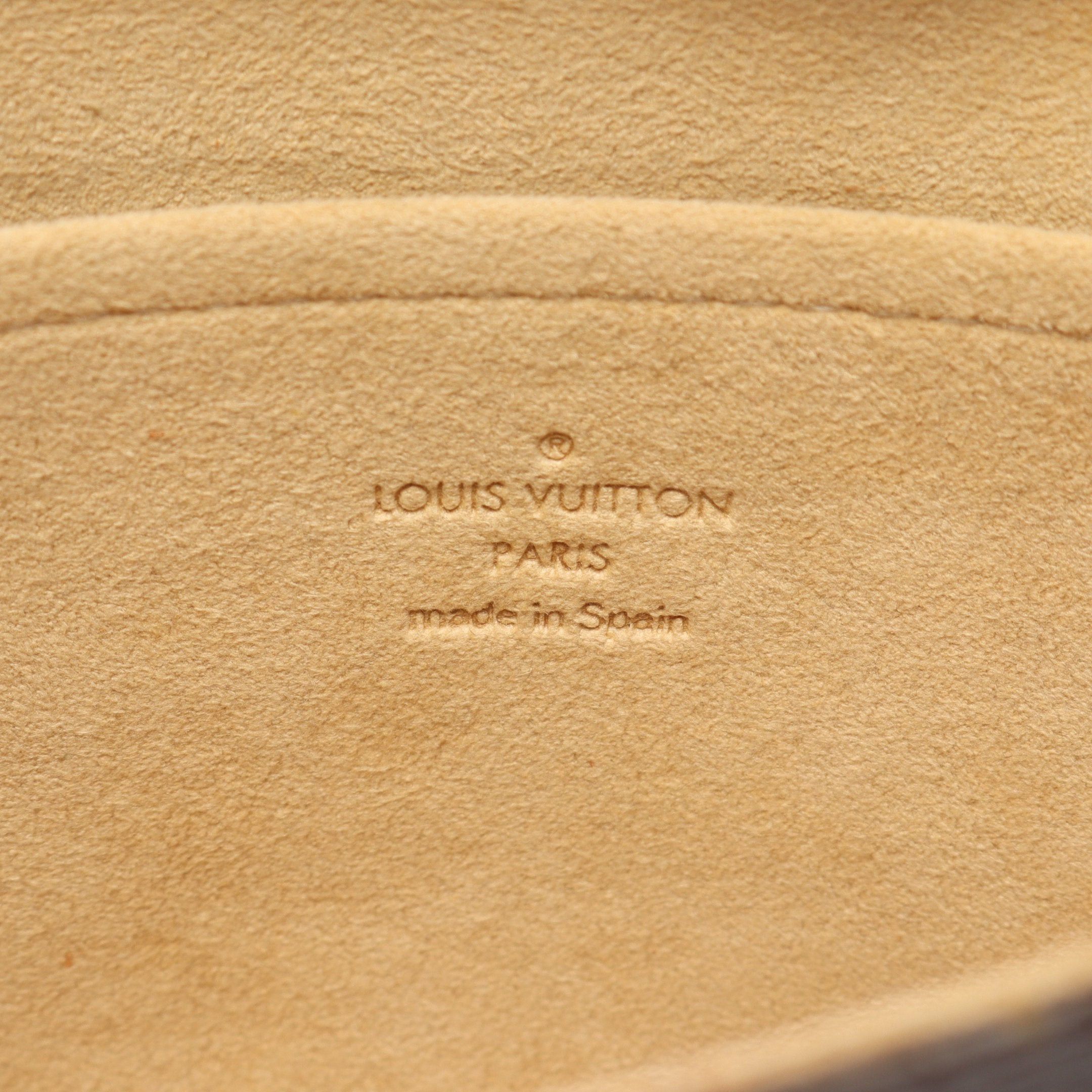 Louis Vuitton Louis Vuitton Pochette Twin Gm Monogram Shoulder Bag Leather Brown Size ONE SIZE - 4 Thumbnail