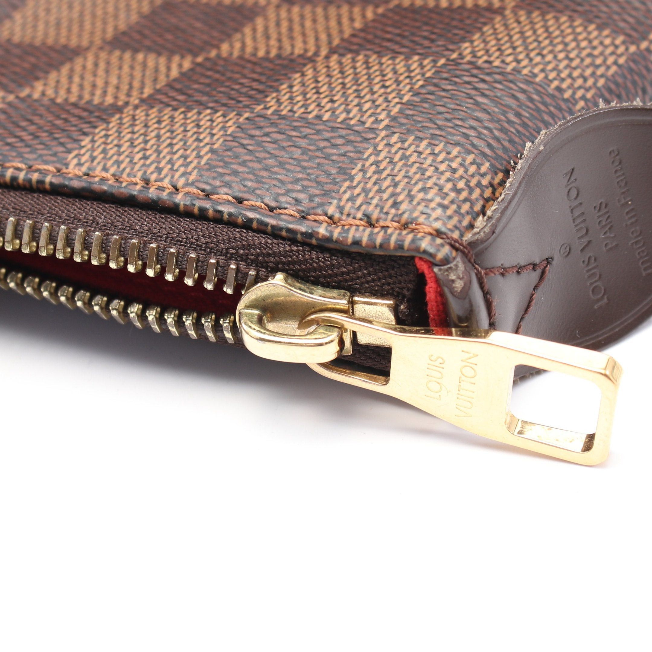Louis Vuitton Louis Vuitton Totally Mm Damier Ebene Shoulder Bag Tote Leather Brown Size ONE SIZE - 7 Thumbnail