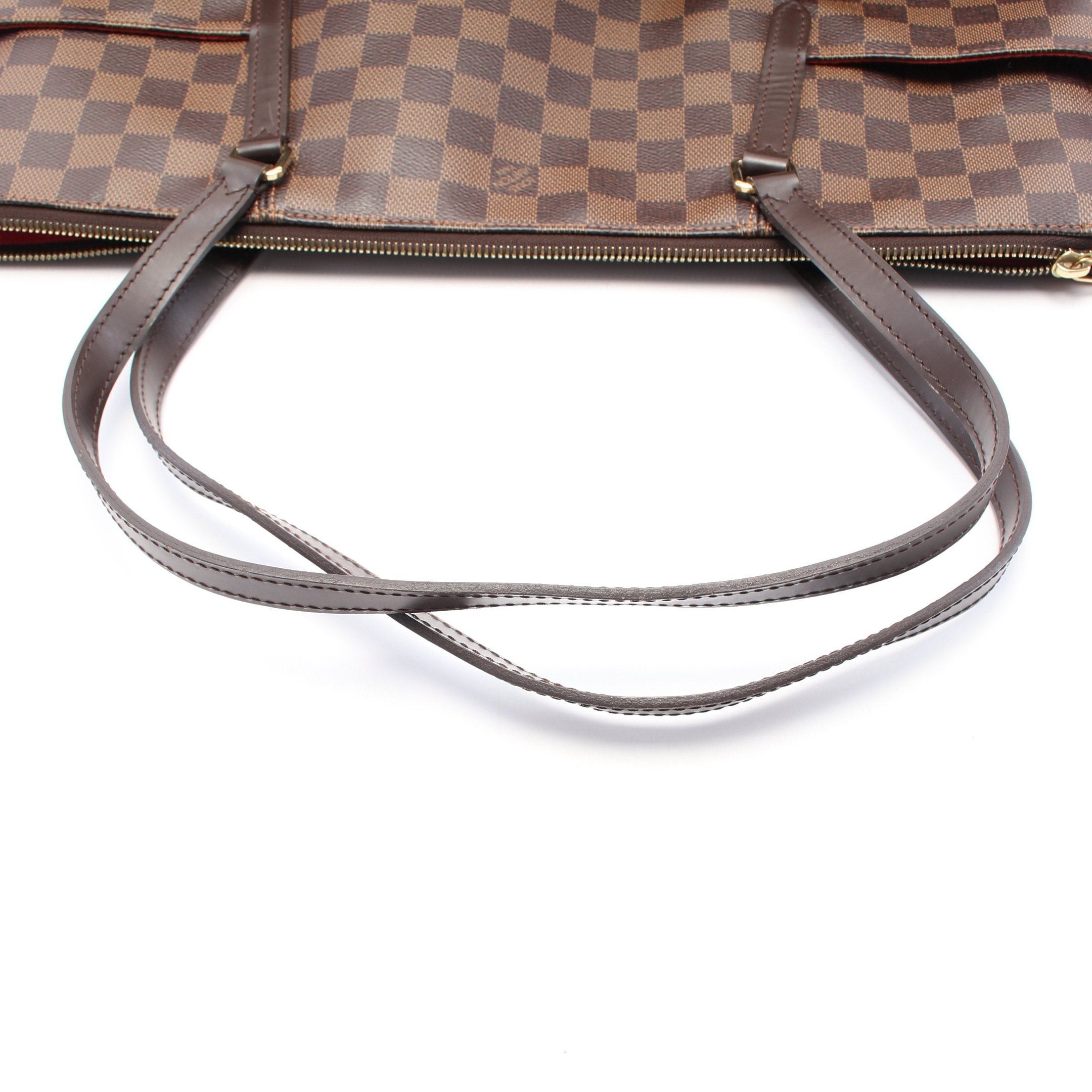 Louis Vuitton Louis Vuitton Totally Mm Damier Ebene Shoulder Bag Tote Leather Brown Size ONE SIZE - 8 Thumbnail