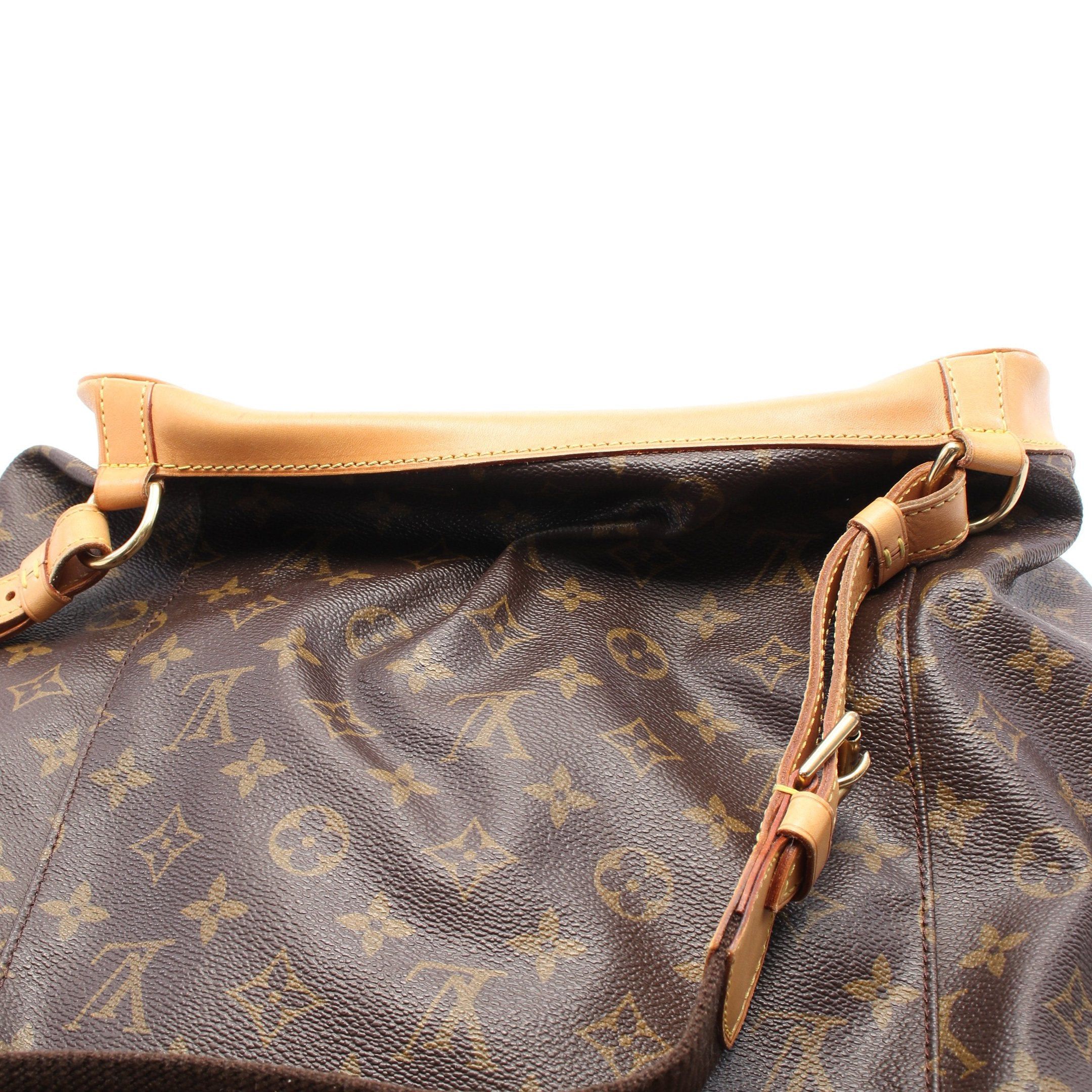 Louis Vuitton Louis Vuitton Montsouris Gm Monogram Backpack Rucksack Leather Brown Size ONE SIZE - 7 Thumbnail