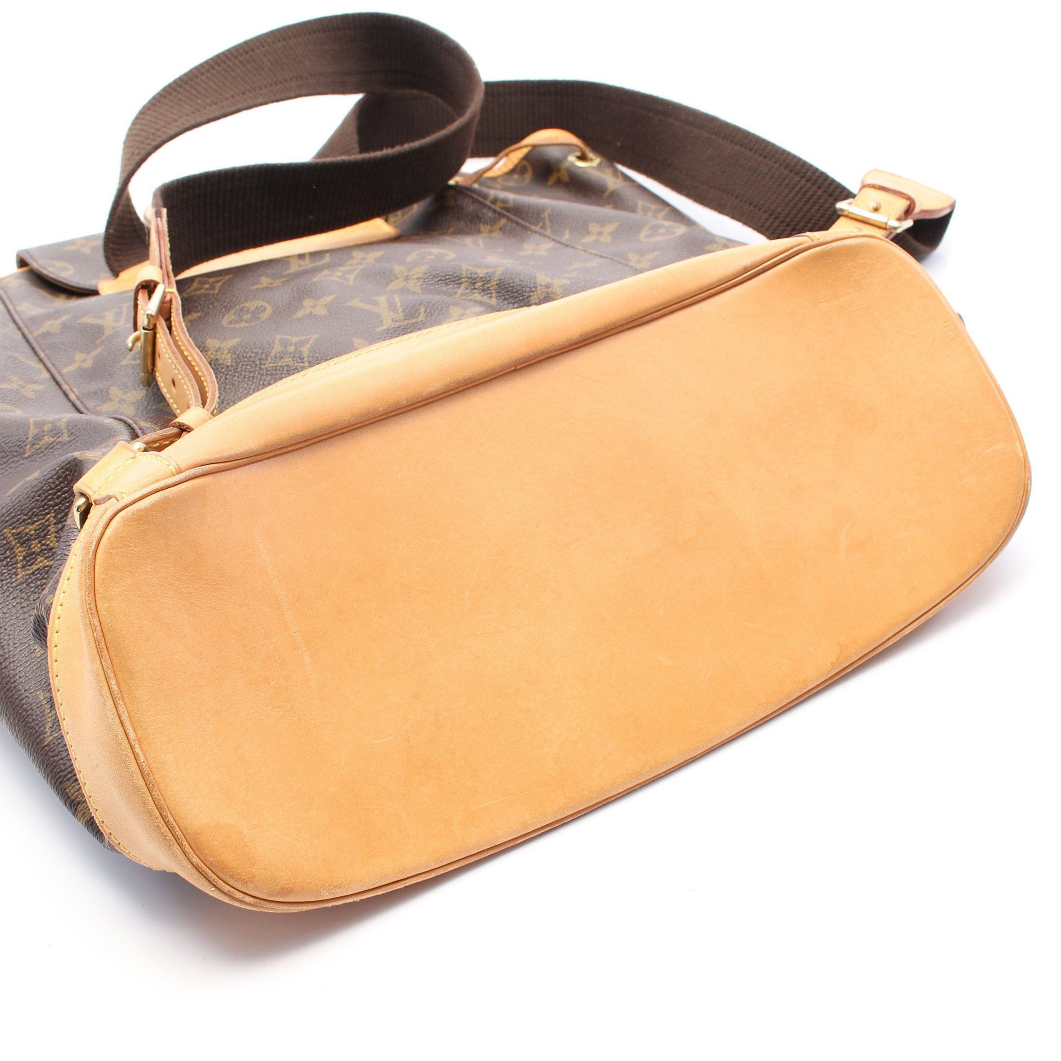 Louis Vuitton Louis Vuitton Montsouris Gm Monogram Backpack Rucksack Leather Brown Size ONE SIZE - 6 Thumbnail