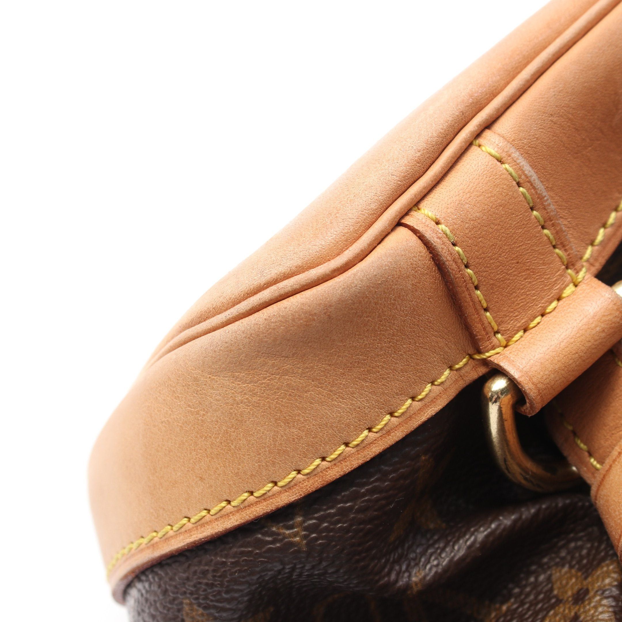 Louis Vuitton Louis Vuitton Montsouris Gm Monogram Backpack Rucksack Leather Brown Size ONE SIZE - 8 Thumbnail