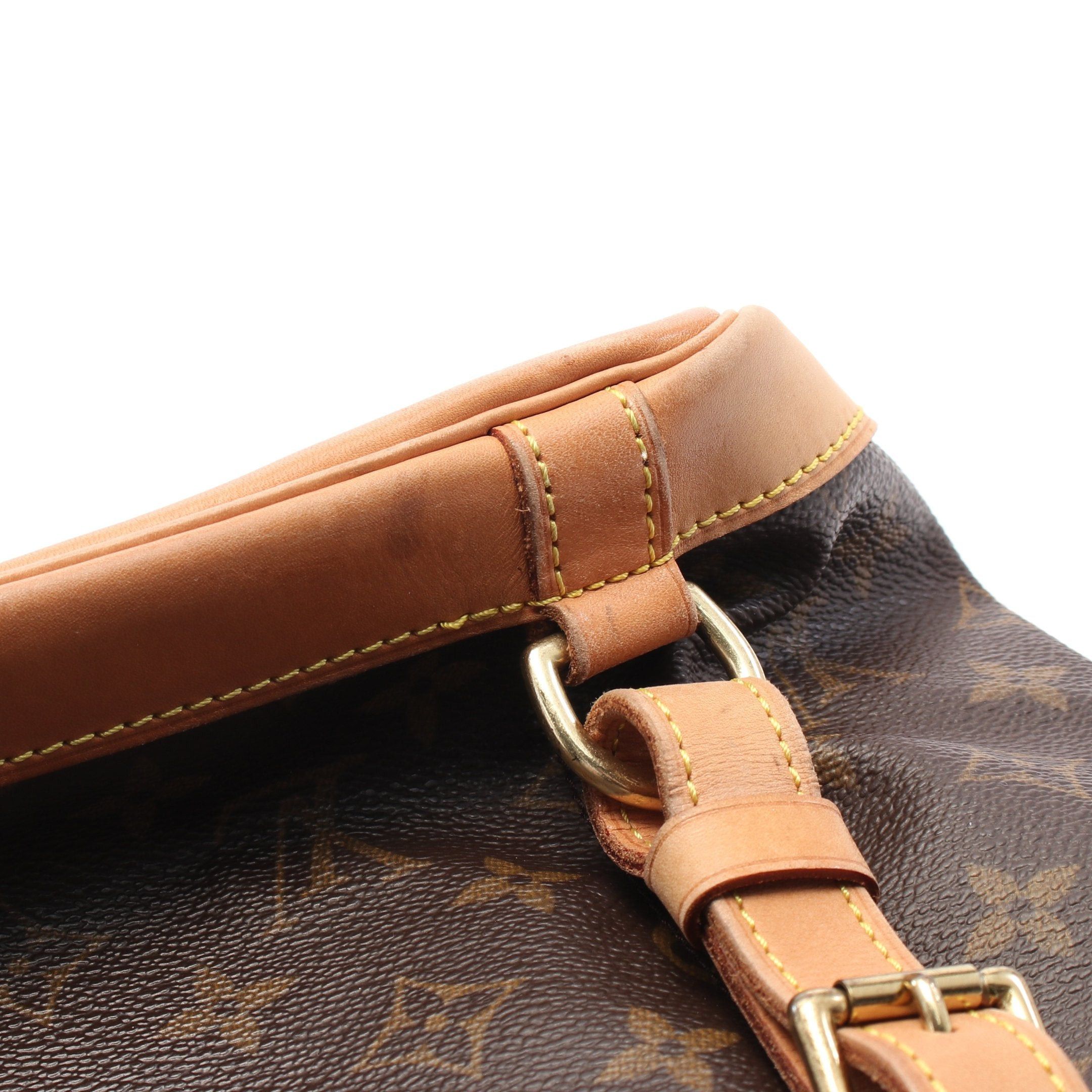 Louis Vuitton Louis Vuitton Montsouris Gm Monogram Backpack Rucksack Leather Brown Size ONE SIZE - 7 Thumbnail
