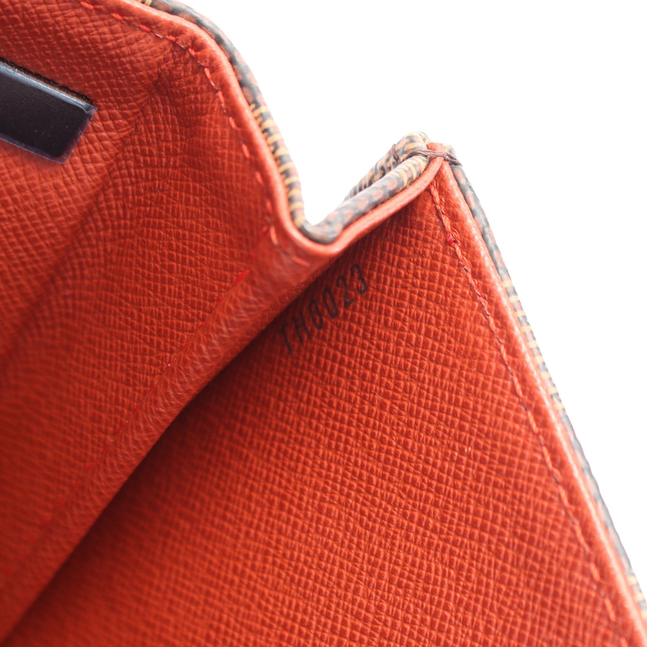 Louis Vuitton Louis Vuitton Tribeca Carré Damier Ebene One Shoulder Bag Leather Brown Size ONE SIZE - 5 Thumbnail