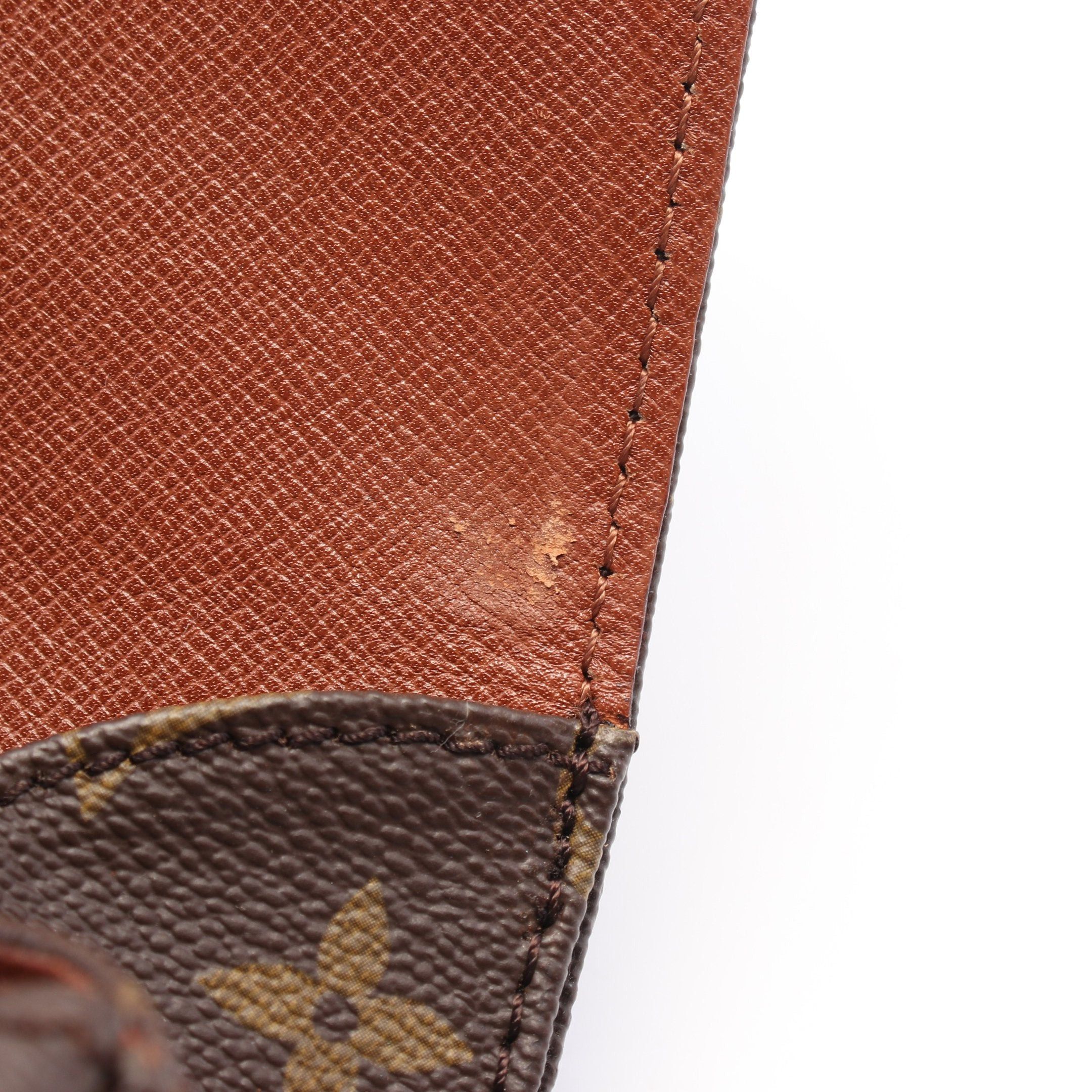 Louis Vuitton Louis Vuitton Cartesier Mm Monogram Shoulder Bag Leather Brown Size ONE SIZE - 6 Thumbnail