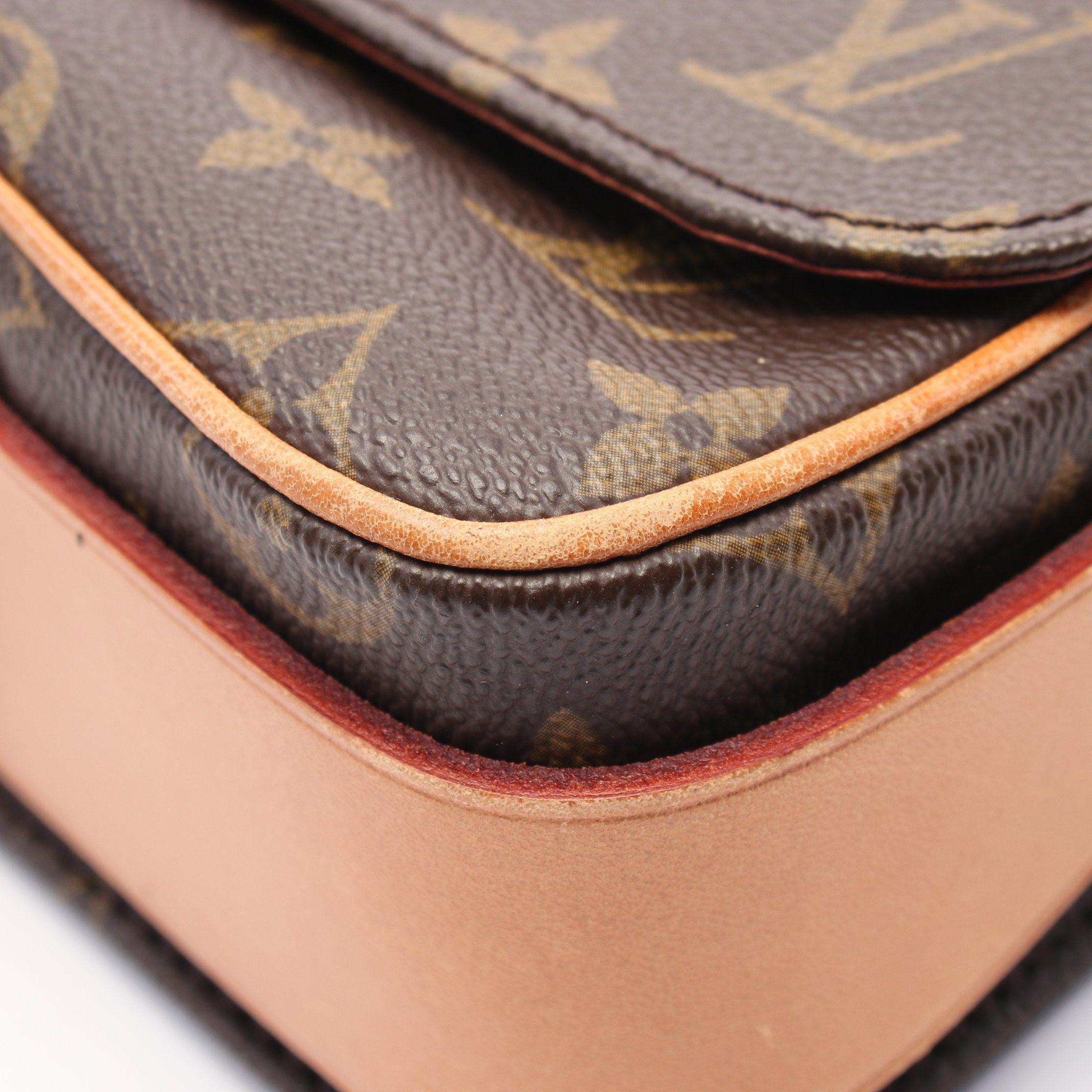 Louis Vuitton Louis Vuitton Cartesier Mm Monogram Shoulder Bag Leather Brown Size ONE SIZE - 8 Thumbnail