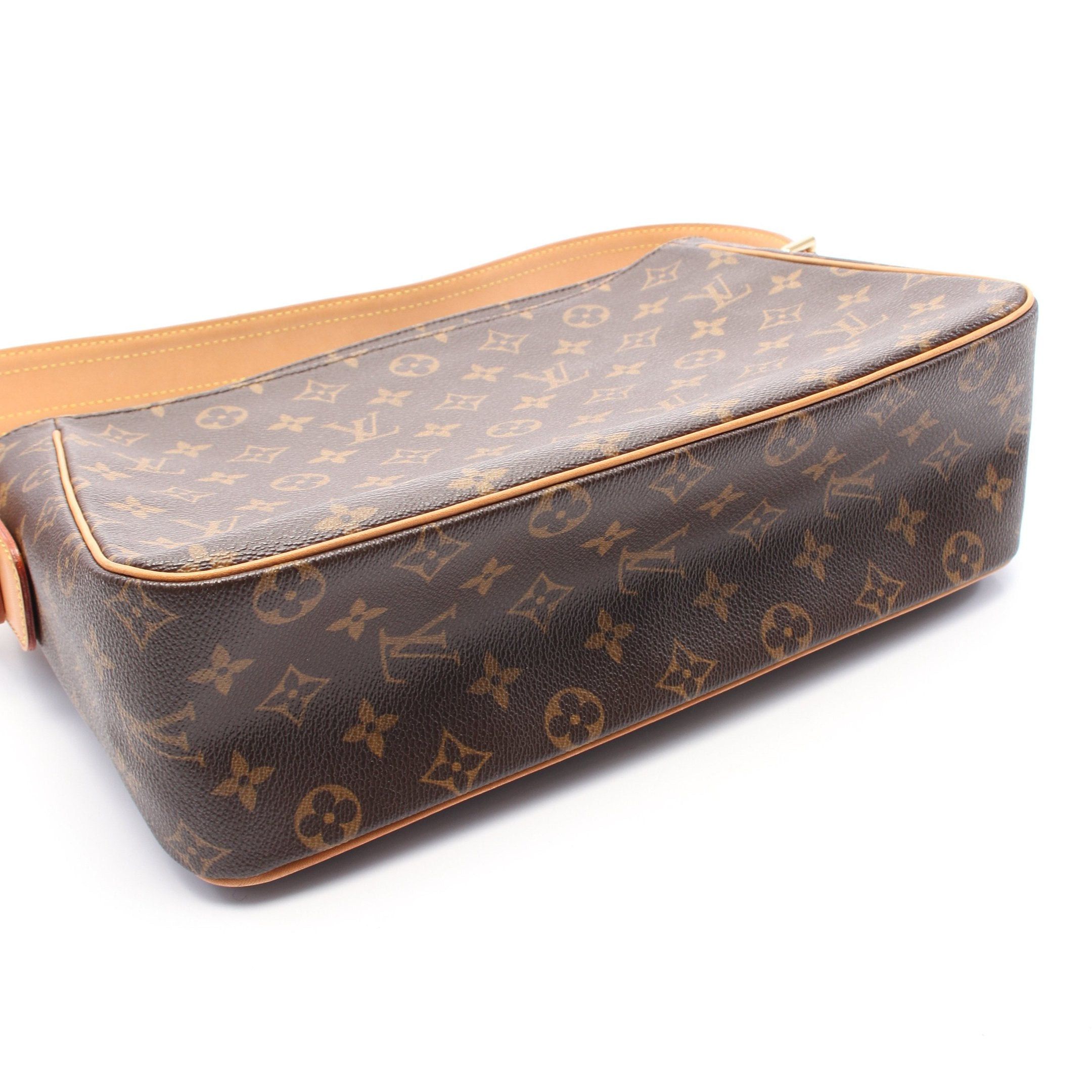 Louis Vuitton Louis Vuitton Vivacite Gm Monogram Shoulder Bag Leather Brown Size ONE SIZE - 7 Thumbnail