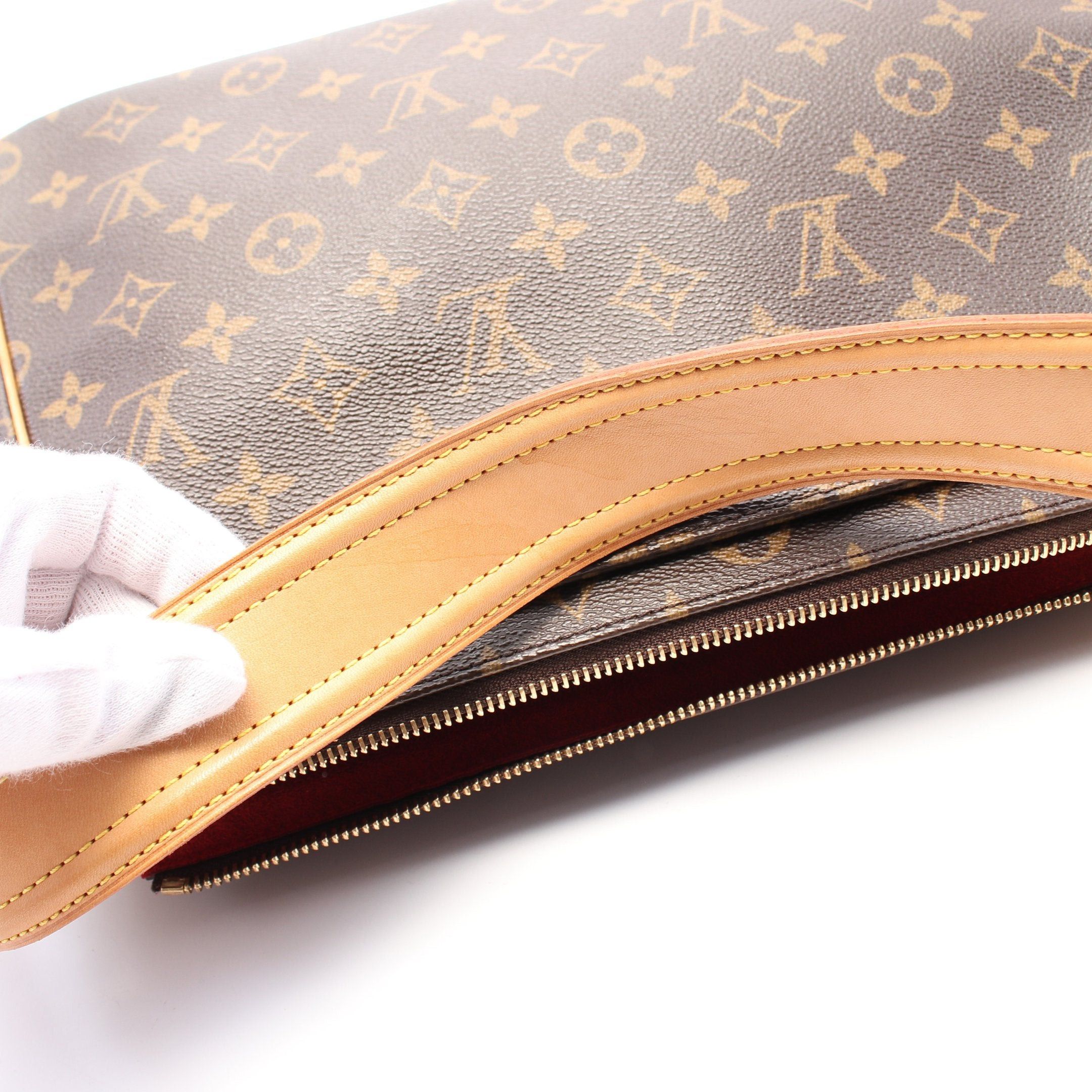 Louis Vuitton Louis Vuitton Vivacite Gm Monogram Shoulder Bag Leather Brown Size ONE SIZE - 6 Thumbnail
