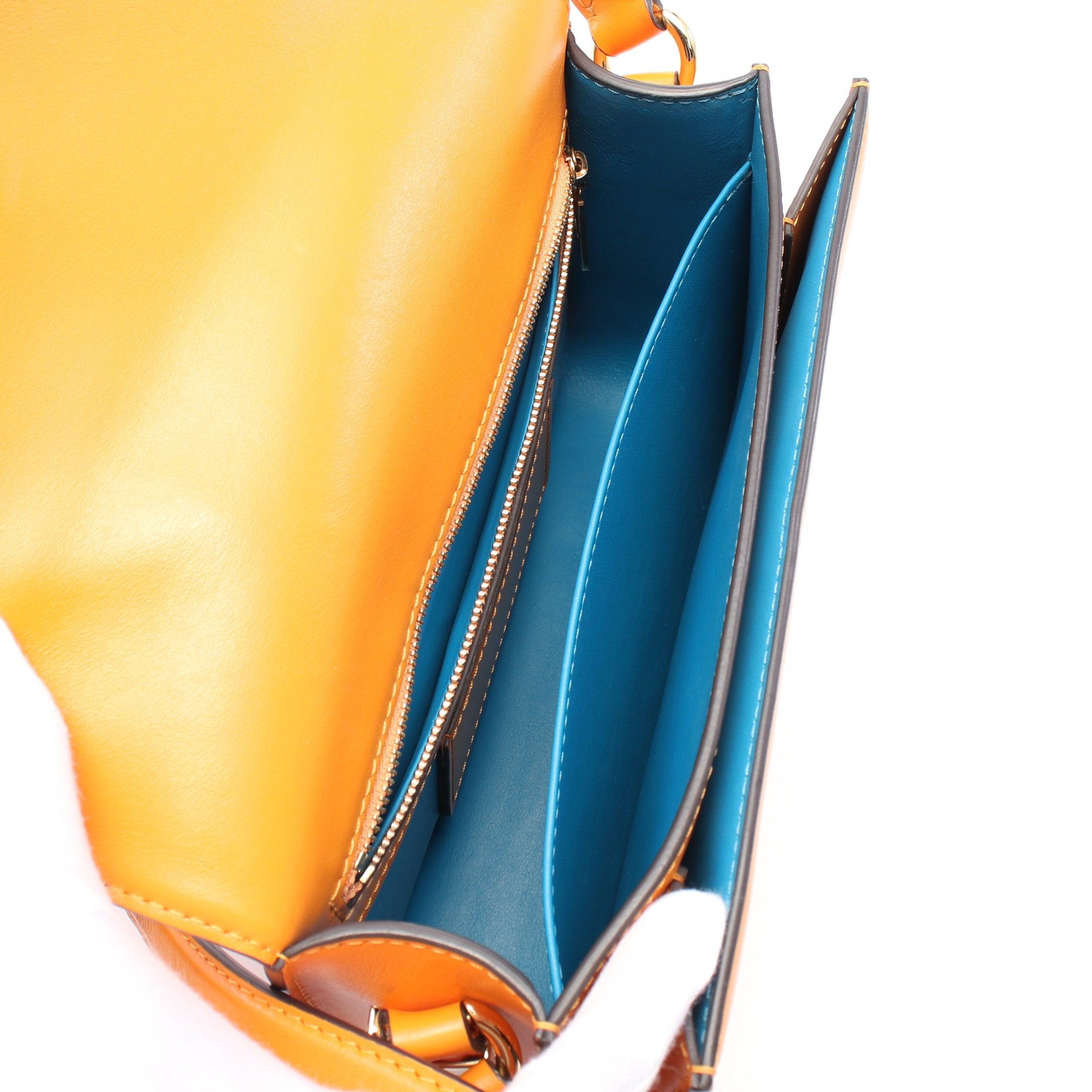 Louis Vuitton Louis Vuitton Lv Pont 9 Neuf Summer Gold Shoulder Bag Leather Orange Size ONE SIZE - 3 Thumbnail