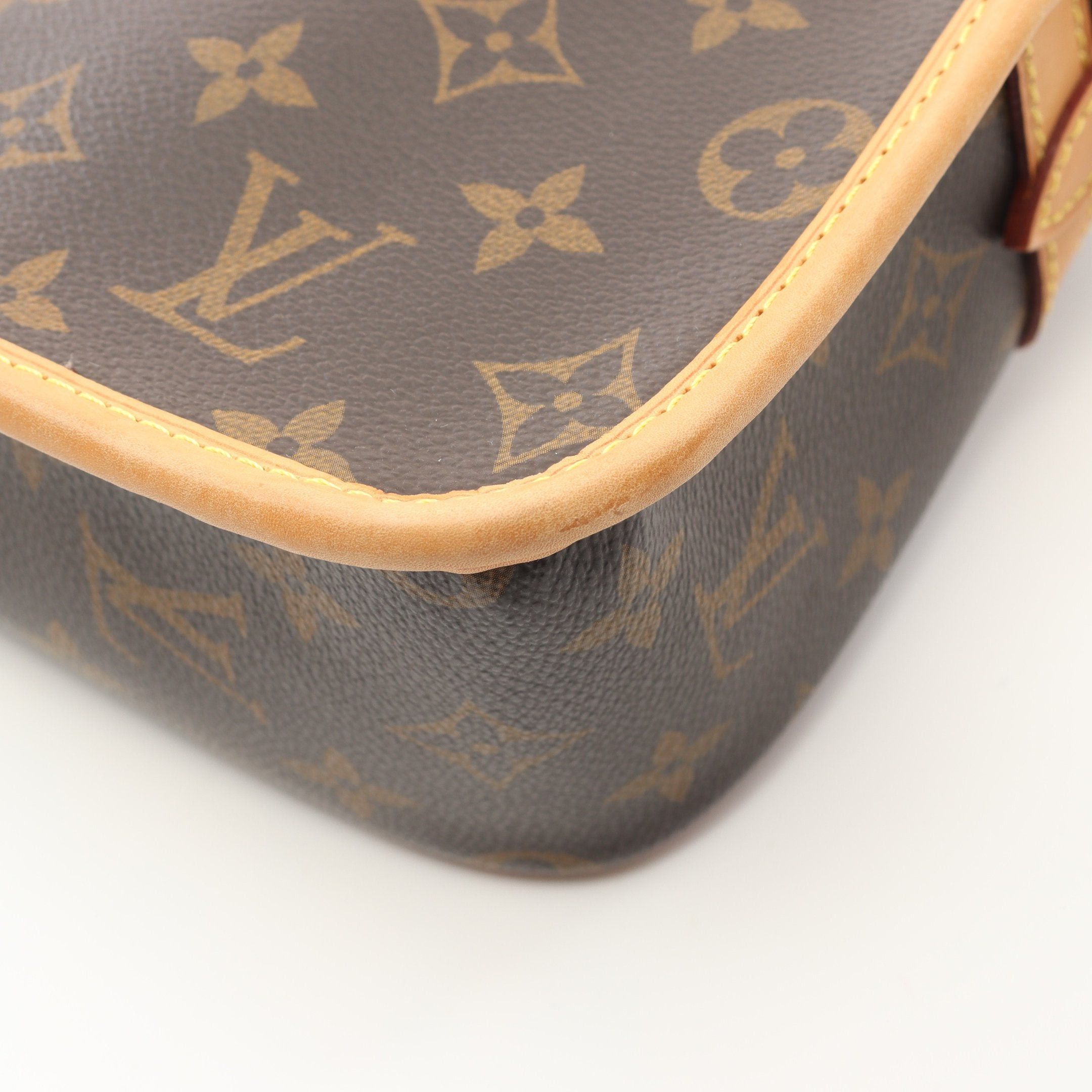 Louis Vuitton Louis Vuitton Sologne Monogram Shoulder Bag Leather Brown Size ONE SIZE - 8 Thumbnail