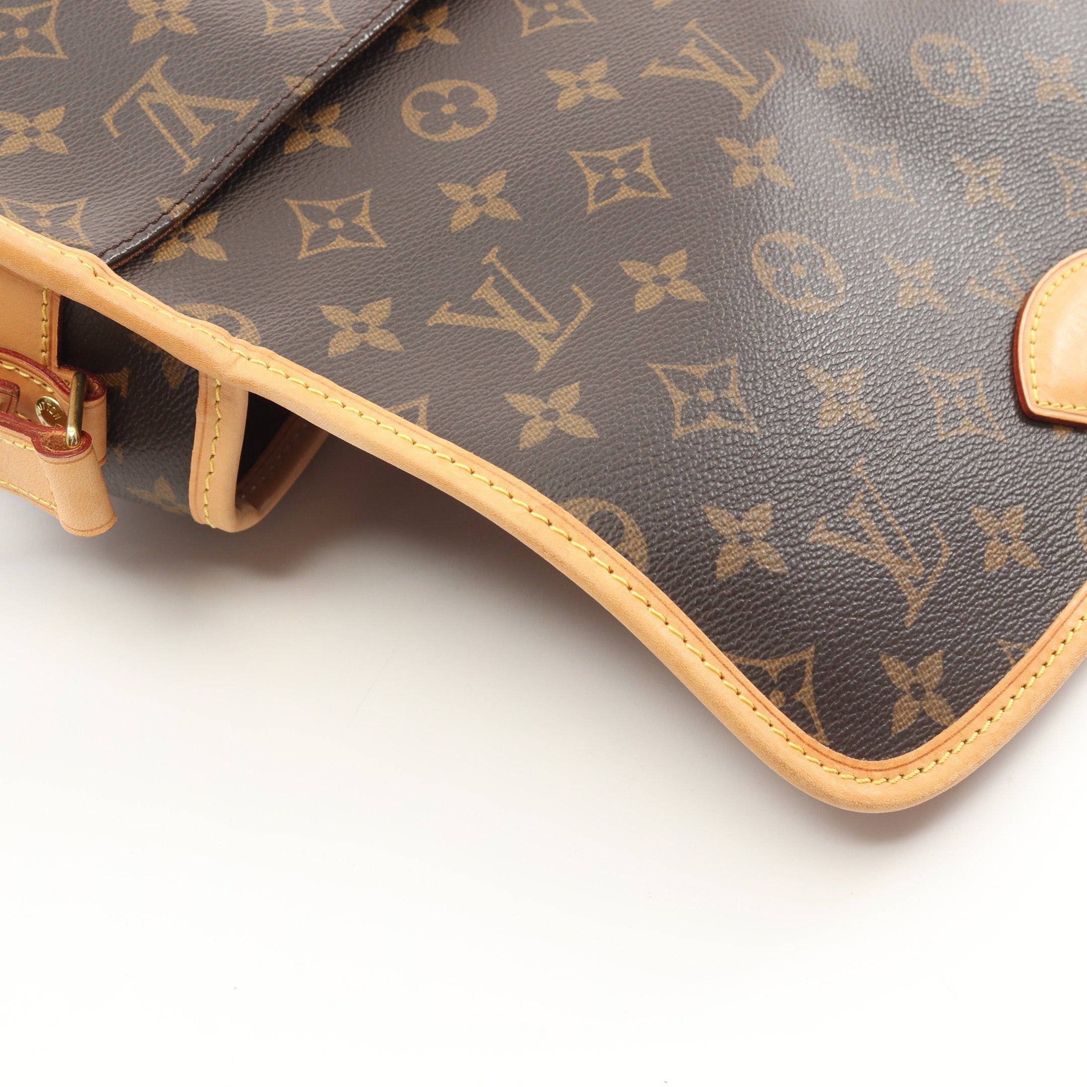 Louis Vuitton Louis Vuitton Sologne Monogram Shoulder Bag Leather Brown Size ONE SIZE - 7 Thumbnail