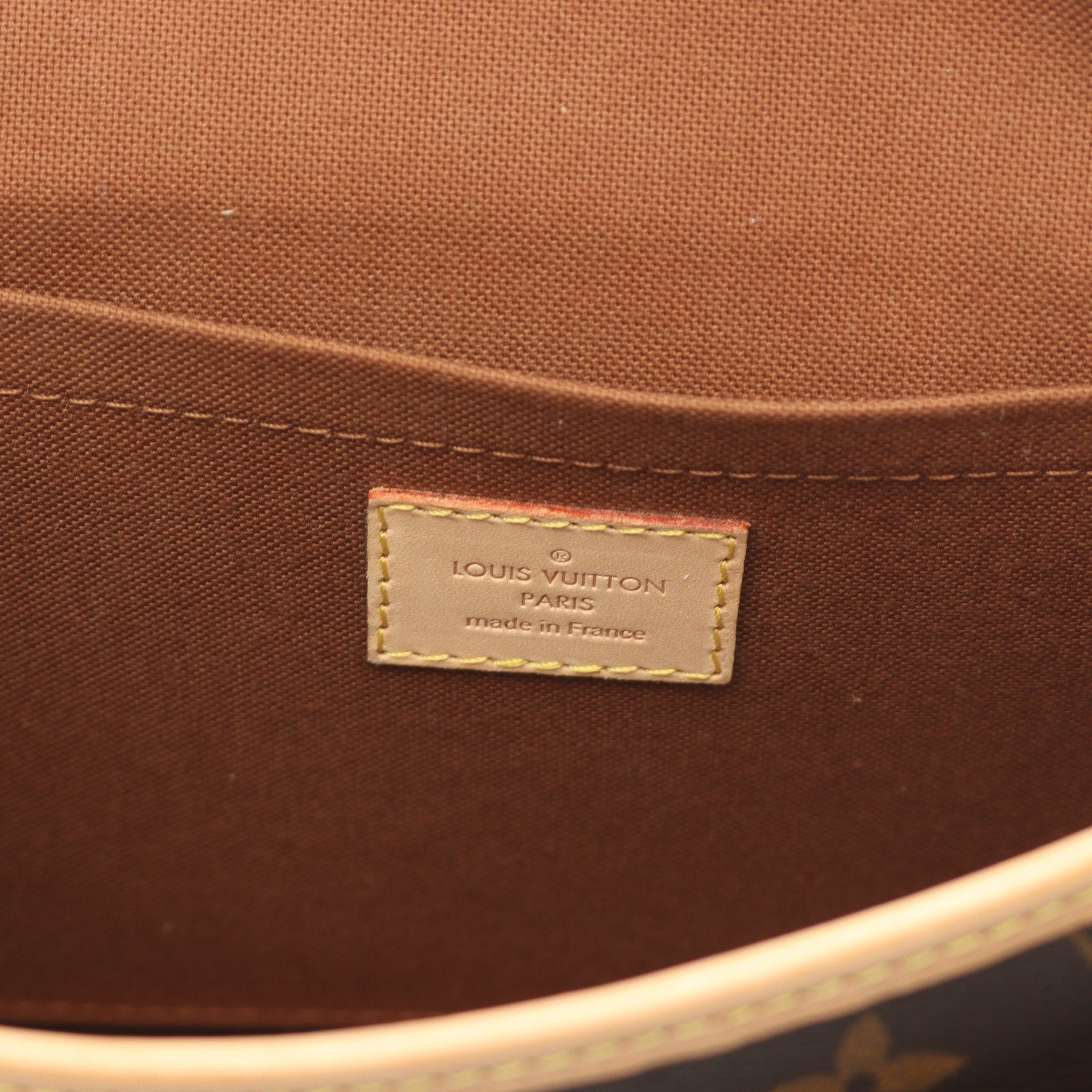 Louis Vuitton Louis Vuitton Sologne Monogram Shoulder Bag Leather Brown Size ONE SIZE - 4 Thumbnail