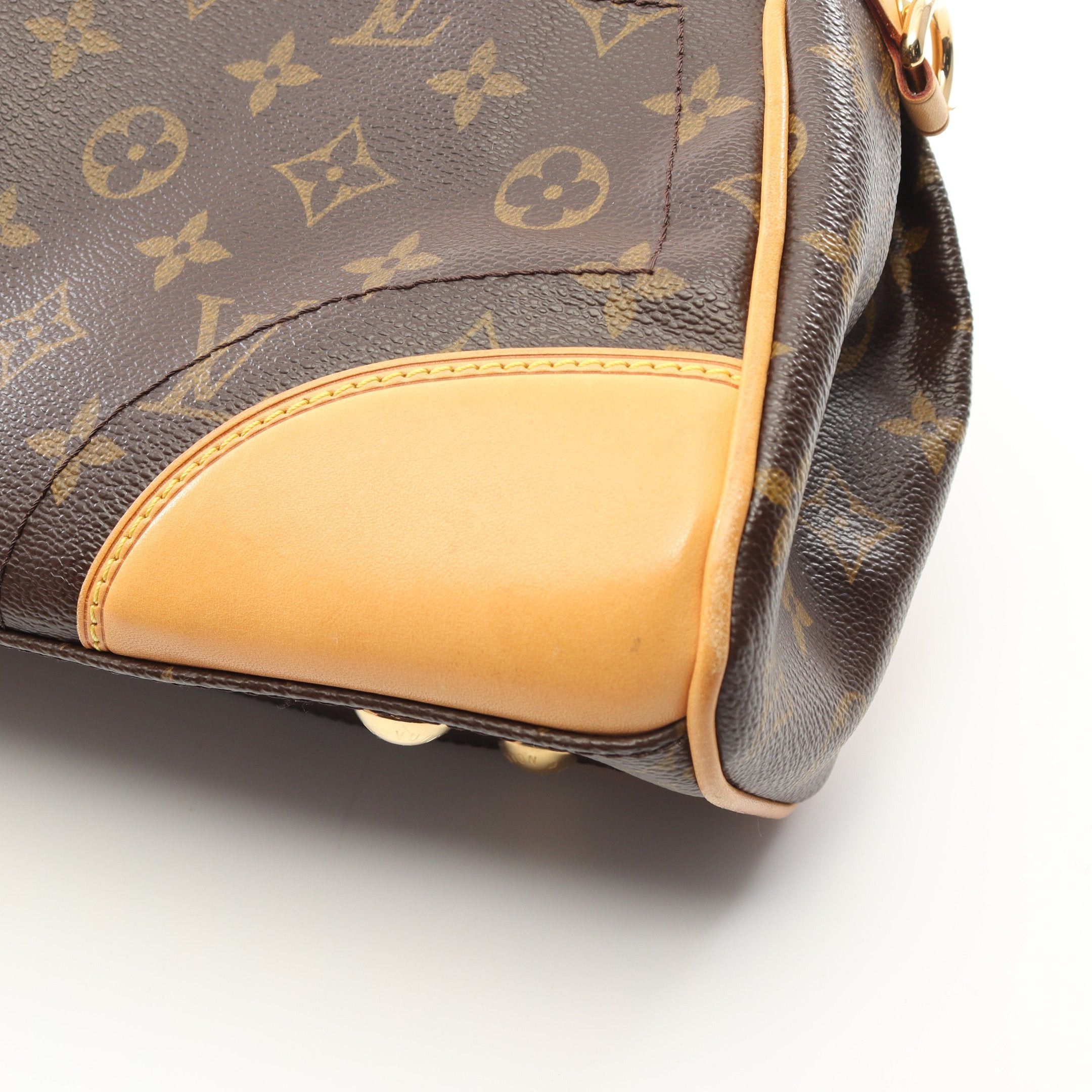 Louis Vuitton Louis Vuitton Beverly Mm Monogram Shoulder Bag Leather Brown Size ONE SIZE - 9 Thumbnail
