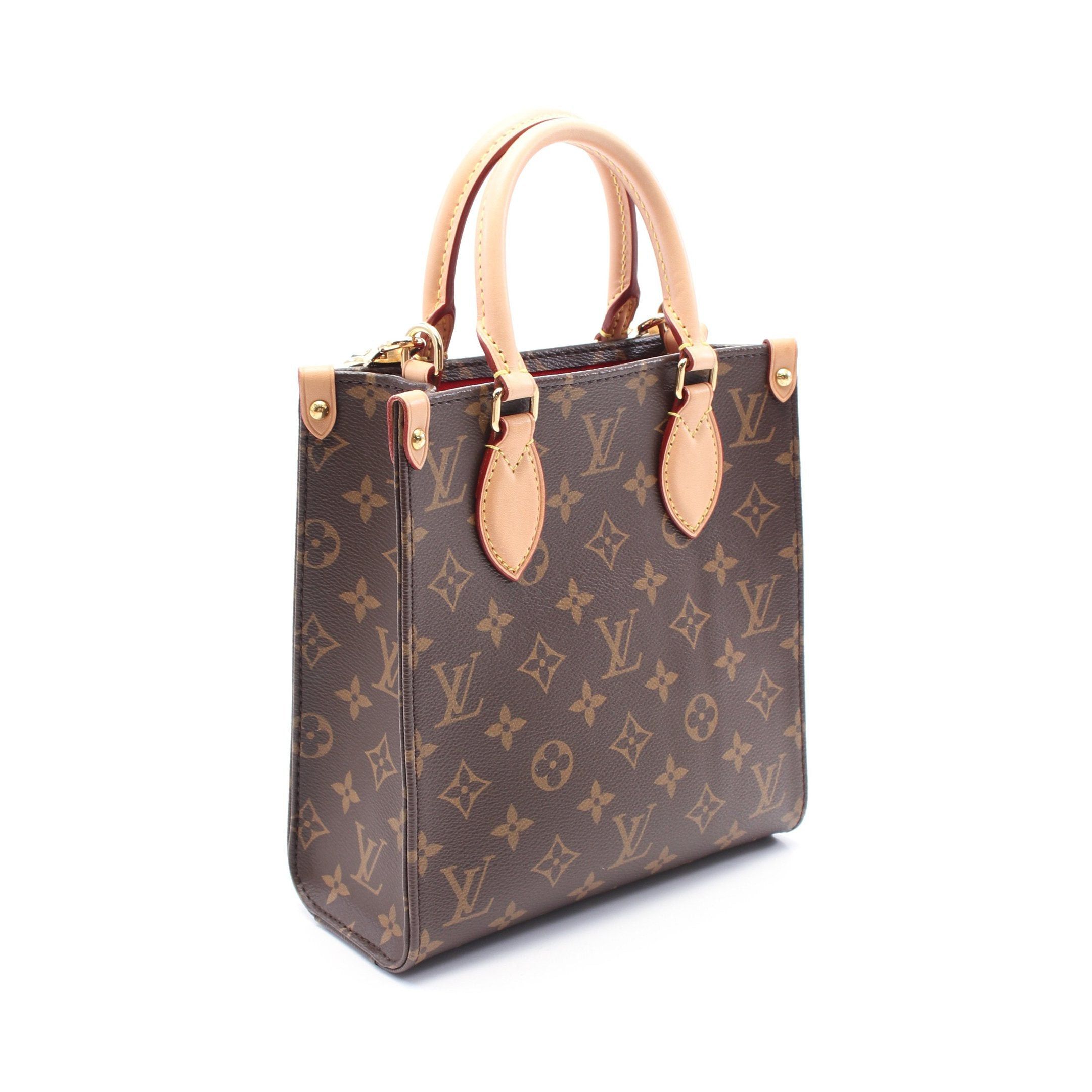 Louis Vuitton Louis Vuitton Sac Plat Bb Handbag Leather Brown Size ONE SIZE - 2 Thumbnail