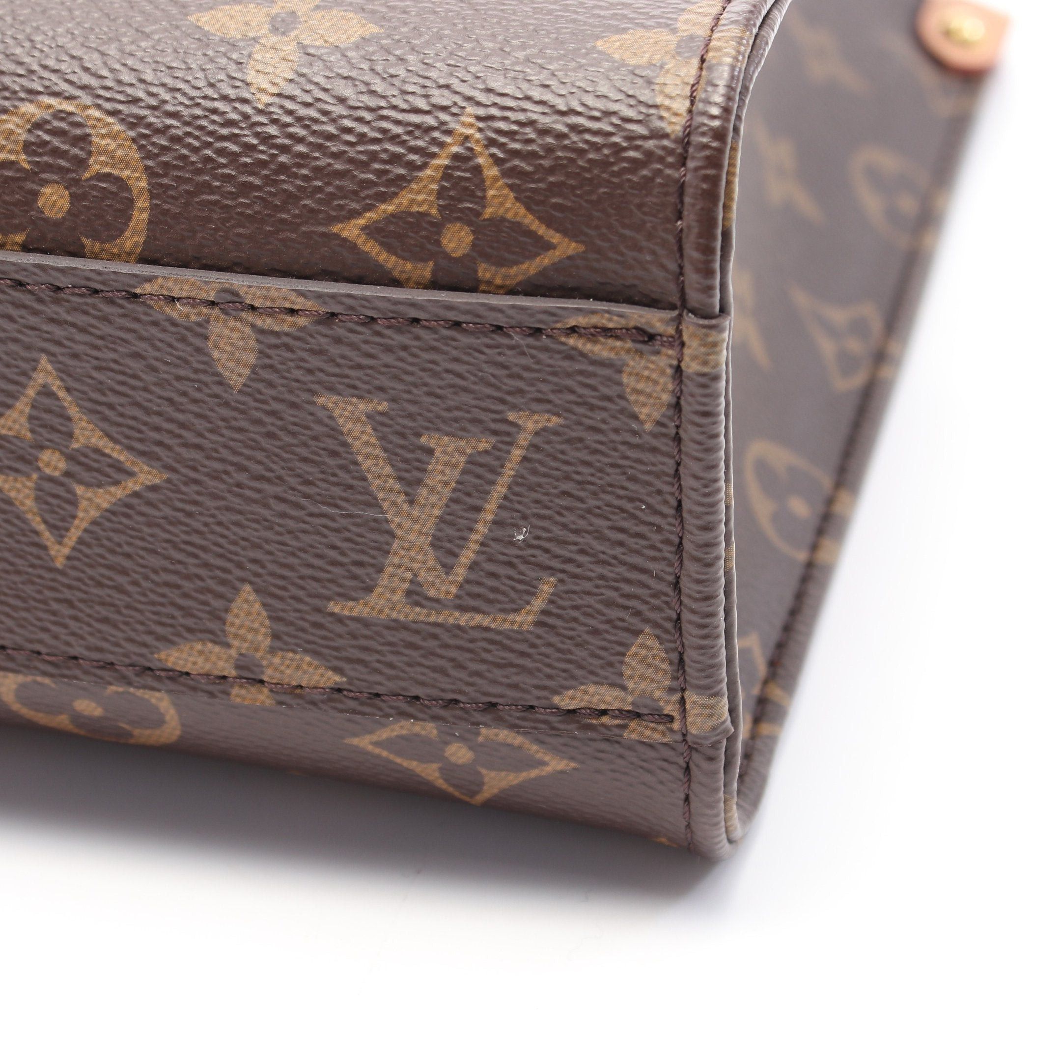 Louis Vuitton Louis Vuitton Sac Plat Bb Handbag Leather Brown Size ONE SIZE - 5 Thumbnail