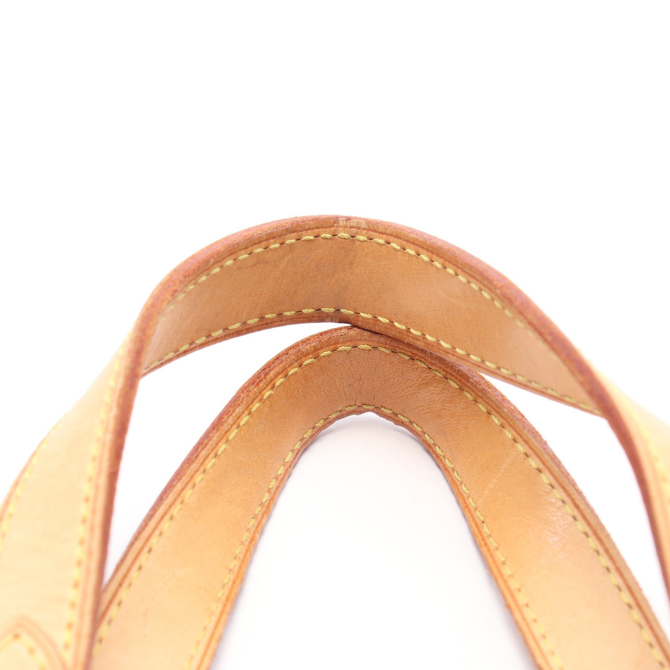 Louis Vuitton Louis Vuitton Batignolles Monogram Handbag Leather Brown Size ONE SIZE - 6 Thumbnail