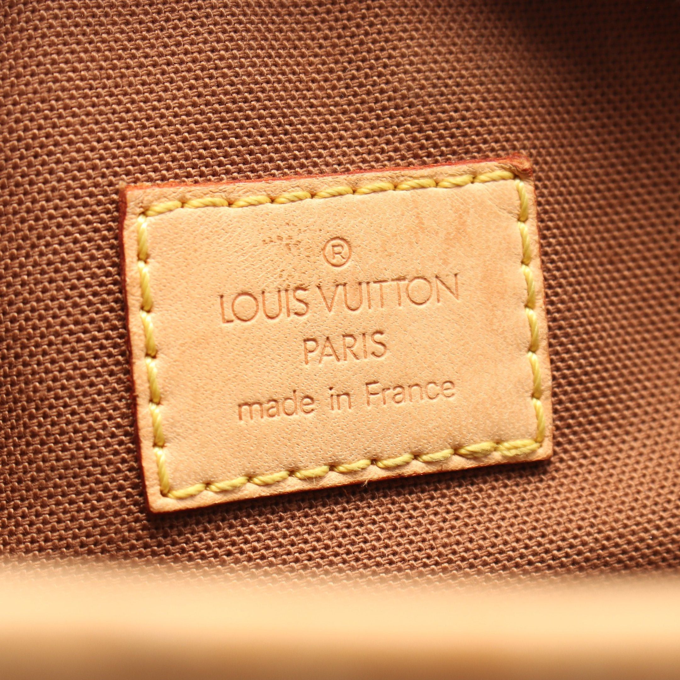 Louis Vuitton Louis Vuitton Batignolles Monogram Handbag Leather Brown Size ONE SIZE - 4 Thumbnail