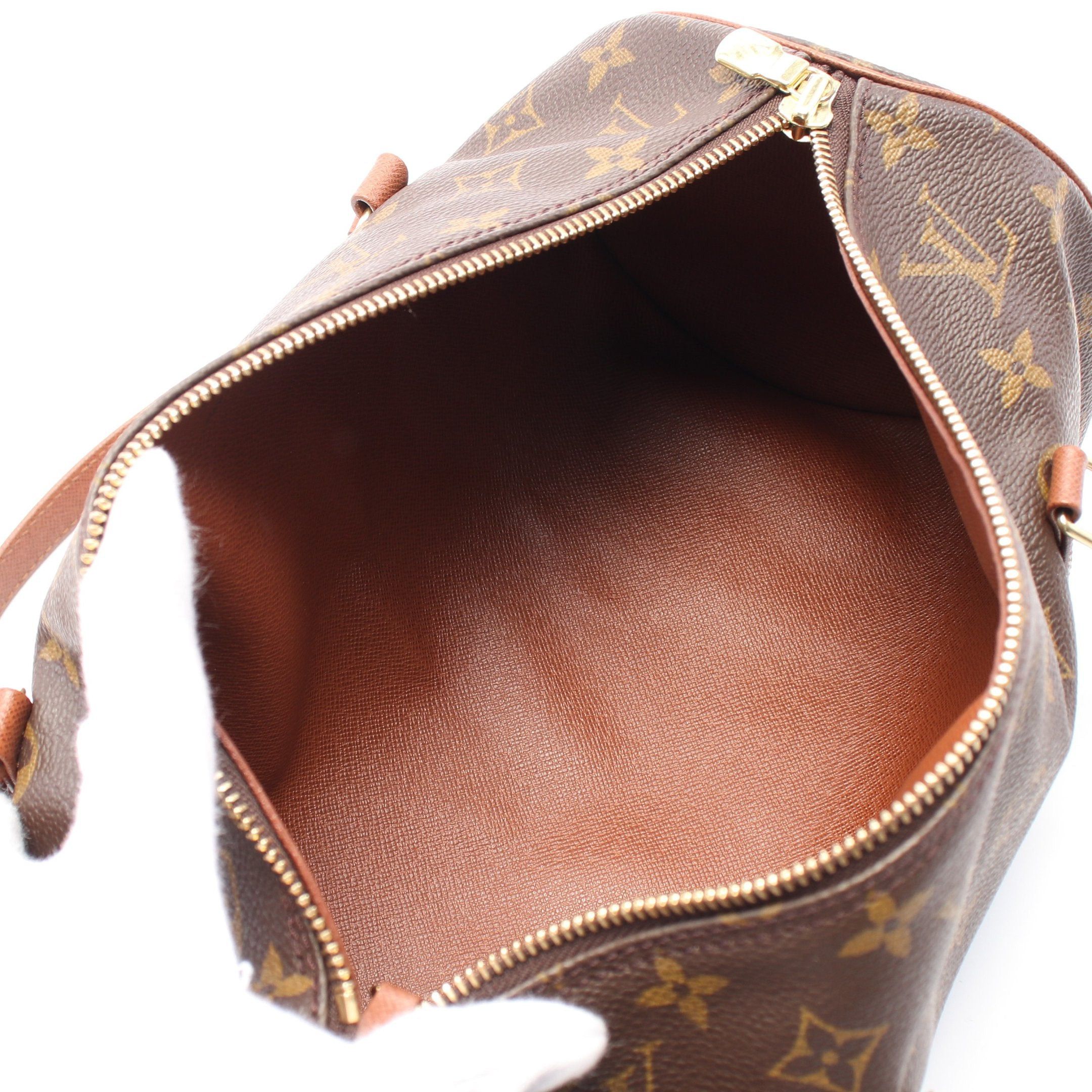 Louis Vuitton Louis Vuitton Papillon 30 Monogram Old Model Handbag Leather Brown Size ONE SIZE - 3 Thumbnail
