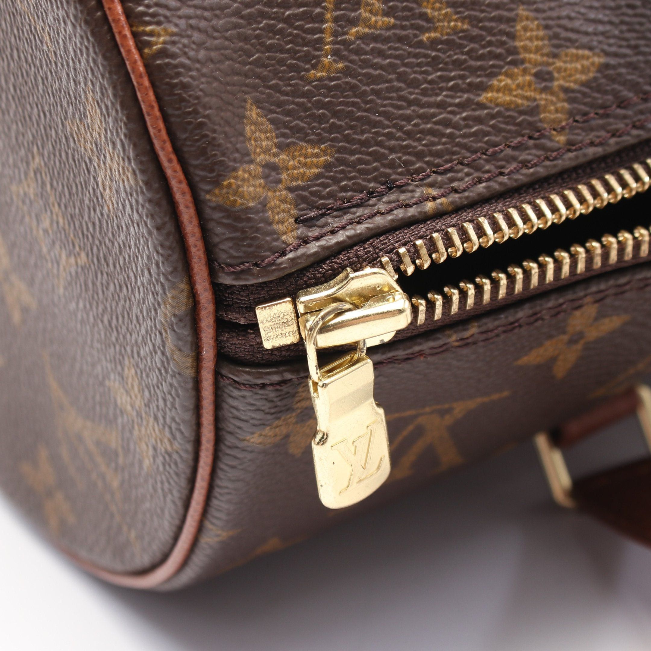 Louis Vuitton Louis Vuitton Papillon 30 Monogram Old Model Handbag Leather Brown Size ONE SIZE - 7 Thumbnail