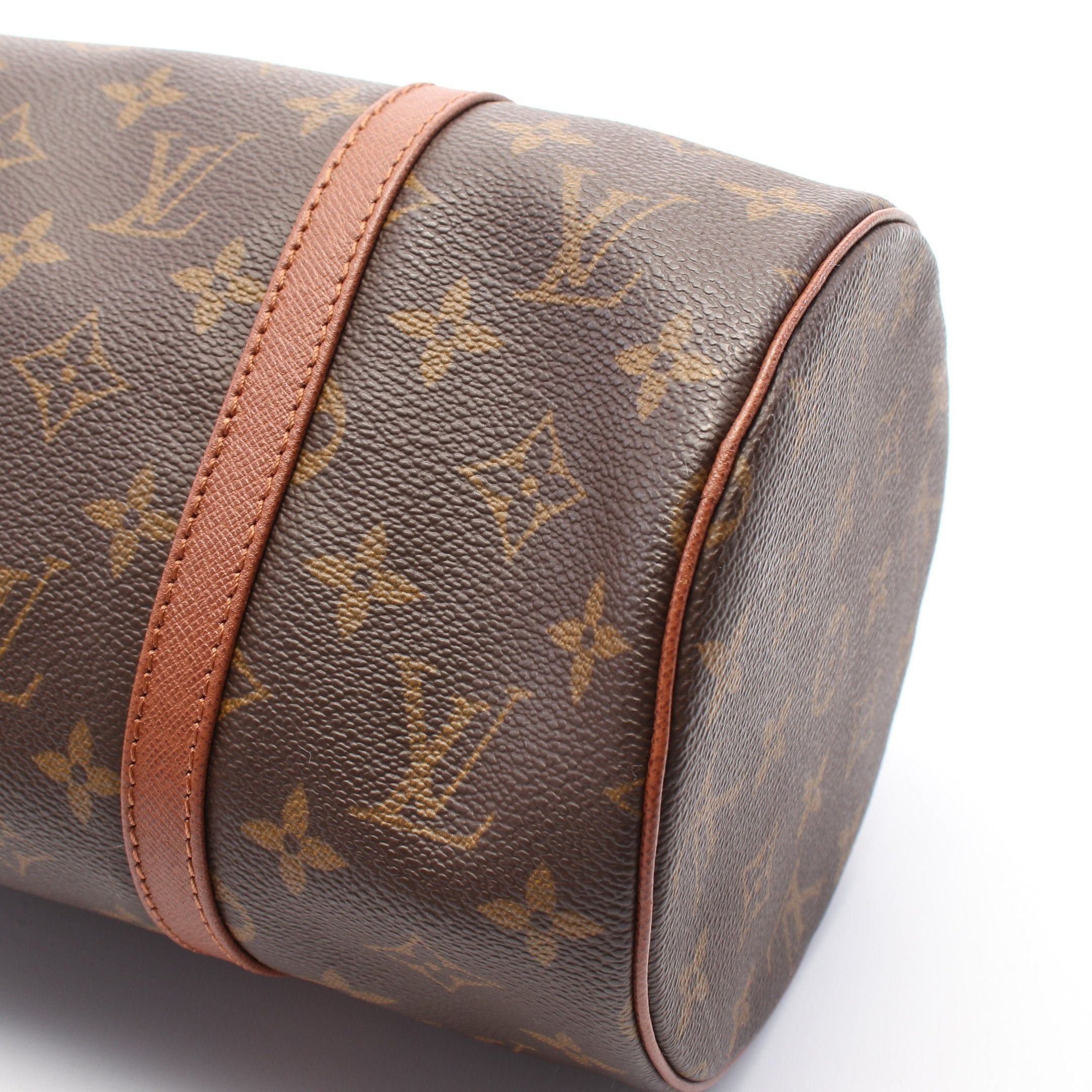 Louis Vuitton Louis Vuitton Papillon 30 Monogram Old Model Handbag Leather Brown Size ONE SIZE - 6 Thumbnail