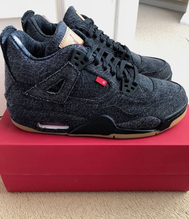 Jordan 4 clearance black levi