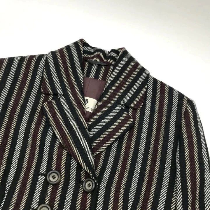 Dries Van Noten 1980s Double-Breasted Striped Jacket Size US M / EU 48-50 / 2 - 3 Thumbnail