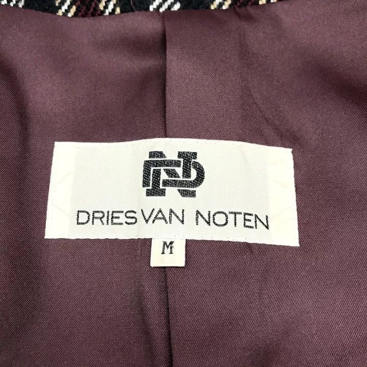 Dries Van Noten 1980s Double-Breasted Striped Jacket Size US M / EU 48-50 / 2 - 6 Thumbnail