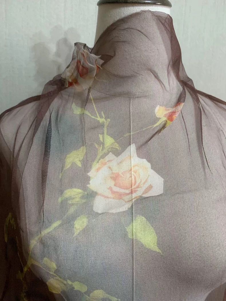 Dries Van Noten Dries Van Noten Floral Silk Top Size US M / EU 48-50 / 2 - 3 Thumbnail