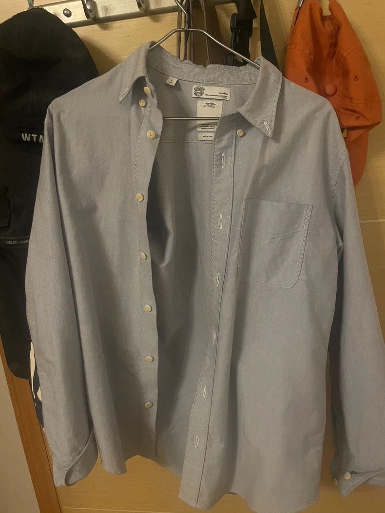 Visvim VISVIM Albacore Long Sleeve Shirt in Blue Size US M / EU 48-50 / 2 - 2 Thumbnail