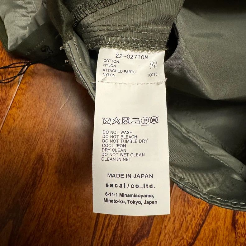 Sacai Sacai Olive Green Cargo Pants with Straps Size US 28 / EU 44 - 6 Thumbnail