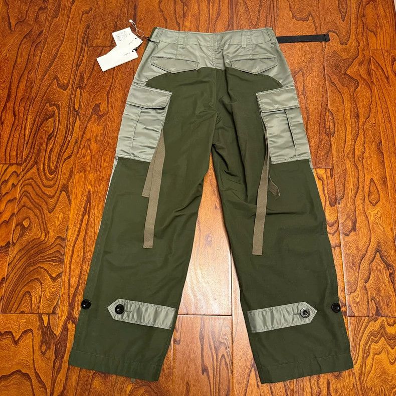 Sacai Sacai Olive Green Cargo Pants with Straps Size US 28 / EU 44 - 2 Thumbnail