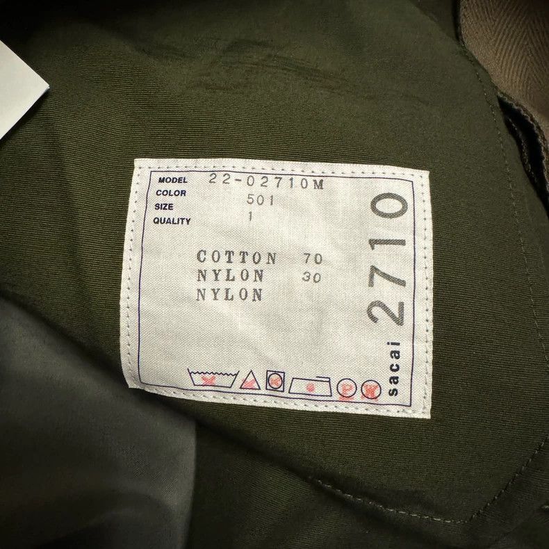 Sacai Sacai Olive Green Cargo Pants with Straps Size US 28 / EU 44 - 5 Thumbnail