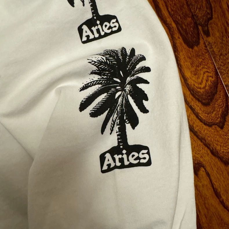 Aries Aries Long Sleeve Tee Shirt in White Size US S / EU 44-46 / 1 - 6 Thumbnail