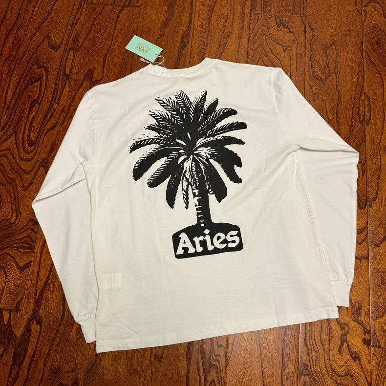 Aries Aries Long Sleeve Tee Shirt in White Size US S / EU 44-46 / 1 - 2 Thumbnail