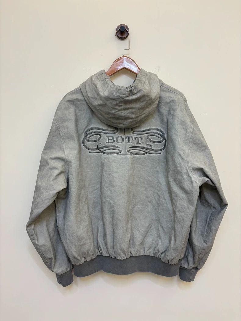 Bottega Veneta Vintage Oversized Hooded Jacket with Embroidery Size US L / EU 52-54 / 3 - 7 Thumbnail