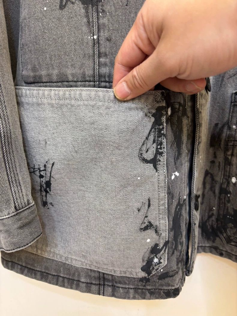 J.S. Homestead French Work Jacket with Ink Effect Size US L / EU 52-54 / 3 - 7 Thumbnail