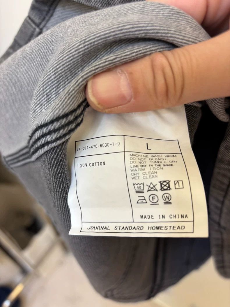 J.S. Homestead French Work Jacket with Ink Effect Size US L / EU 52-54 / 3 - 9 Thumbnail