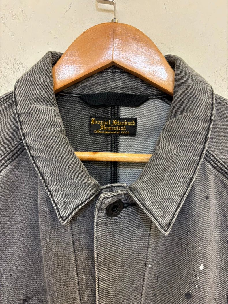 J.S. Homestead French Work Jacket with Ink Effect Size US L / EU 52-54 / 3 - 4 Thumbnail