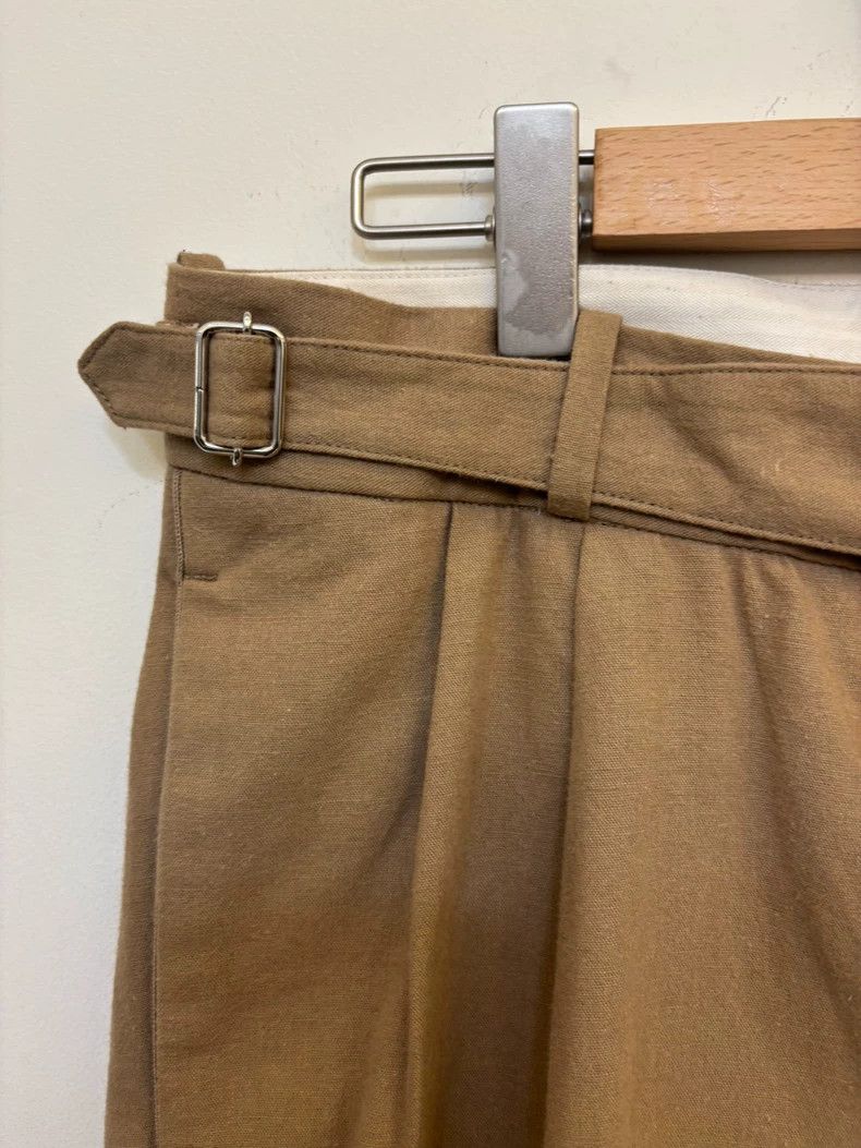 Old Joe Stylish High-Waist Khaki Pants For Men Size US 34 / EU 50 - 2 Thumbnail