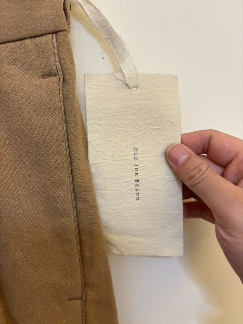 Old Joe Stylish High-Waist Khaki Pants For Men Size US 34 / EU 50 - 4 Thumbnail