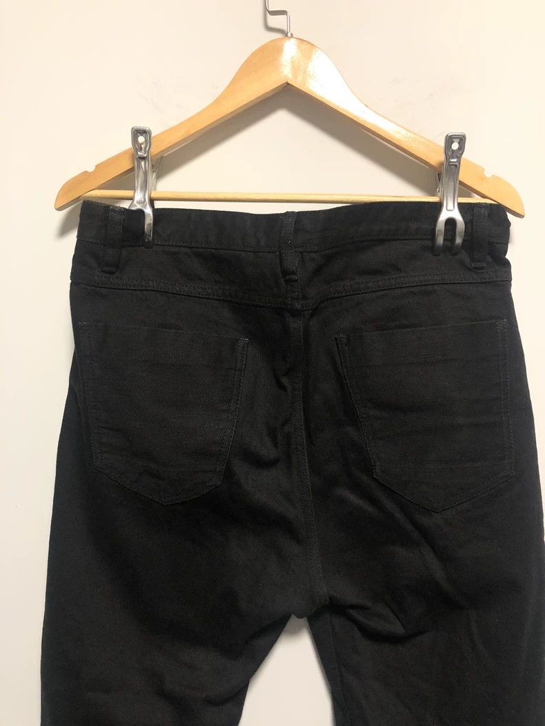 Bukht Stylish Black Deconstructed Denim Pants Size US 34 / EU 50 - 7 Thumbnail