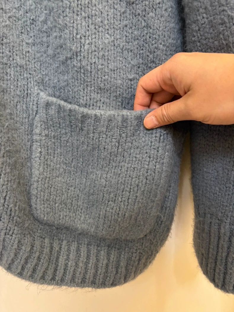 14th Addiction Oversized Wool Cardigan from Japanese Brand Size US L / EU 52-54 / 3 - 5 Thumbnail