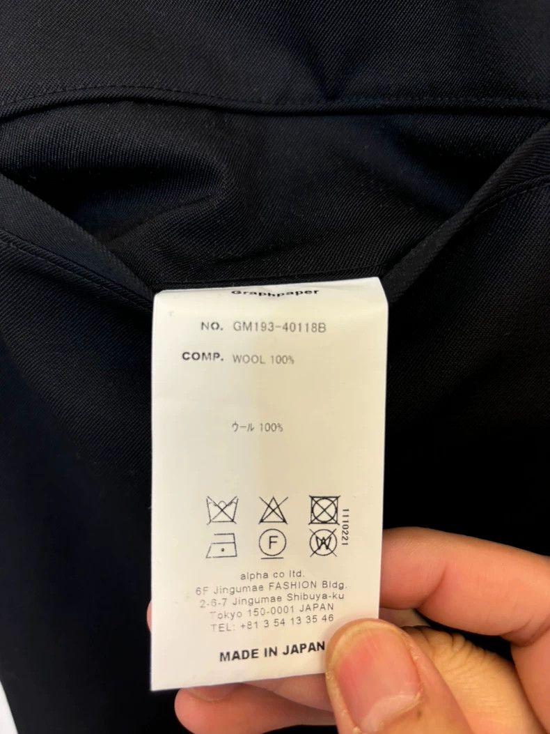 Graphpaper Classic Wool Easy Pants for Everyday Wear Size US 34 / EU 50 - 8 Thumbnail
